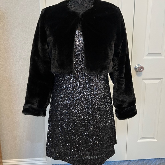 NWOT - DKNY sleeveless sequin dress - size Small - Picture 4 of 8